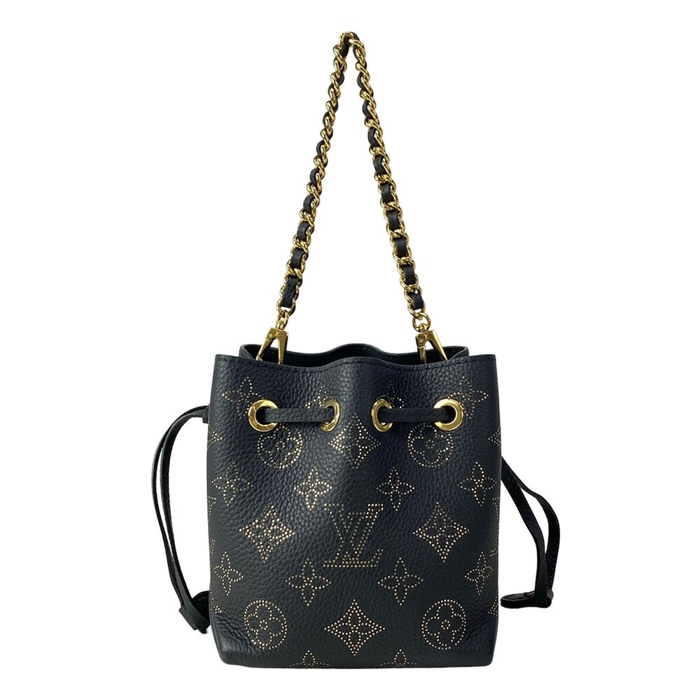Louis Vuitton Pico Bella Mahina Handbag M82744 Noir Gold